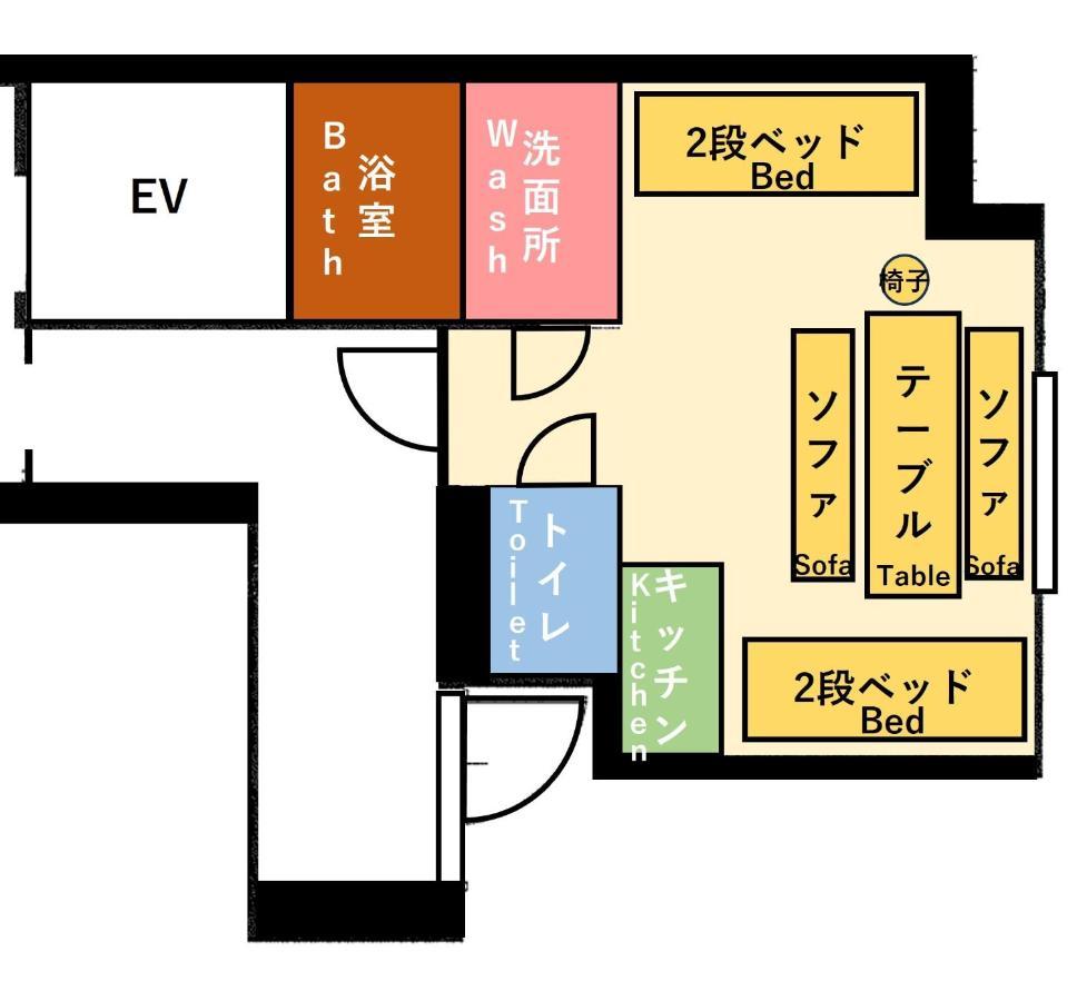 “1St Room” 内装デザイナー監修！30㎡ 最大6名 経堂駅から徒歩5分 築浅 良質な暮らしを Tokio Buitenkant foto